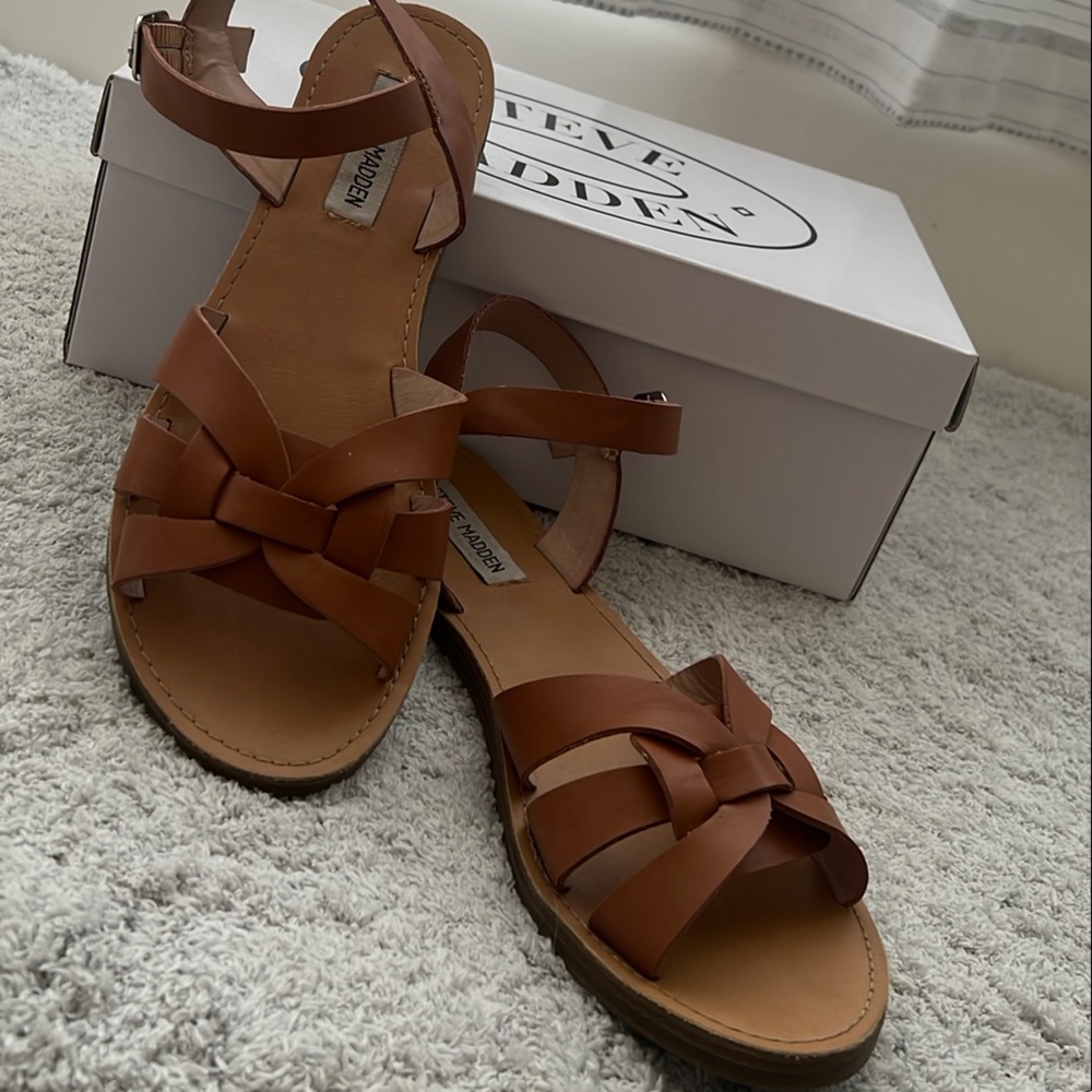 Brown Leather Sandals
